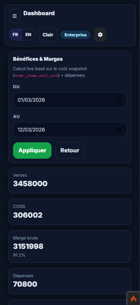 Gestion des produits